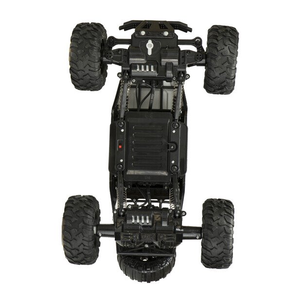 Nuotoliniu būdu valdomas automobilis ,,Rock Crawler", 2.4 GHz, sidabrinis