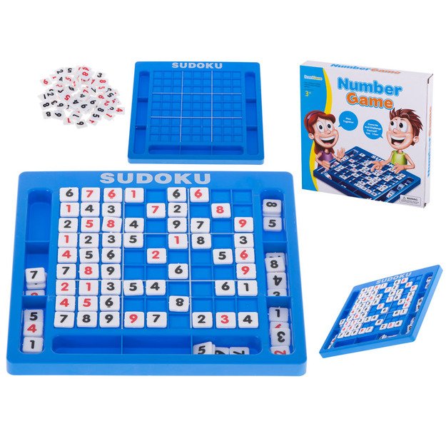 Sudoku žaidimas, mėlynas