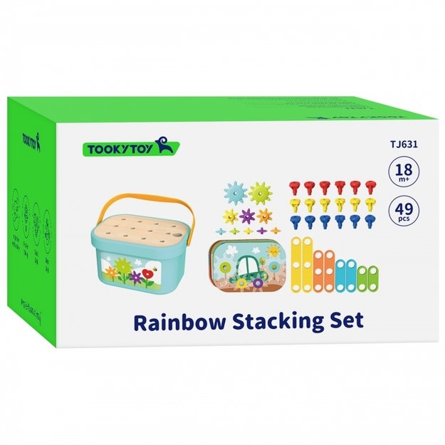 Lavinamasis Montessori rinkinys, smeigtukai, TOOKY TOY