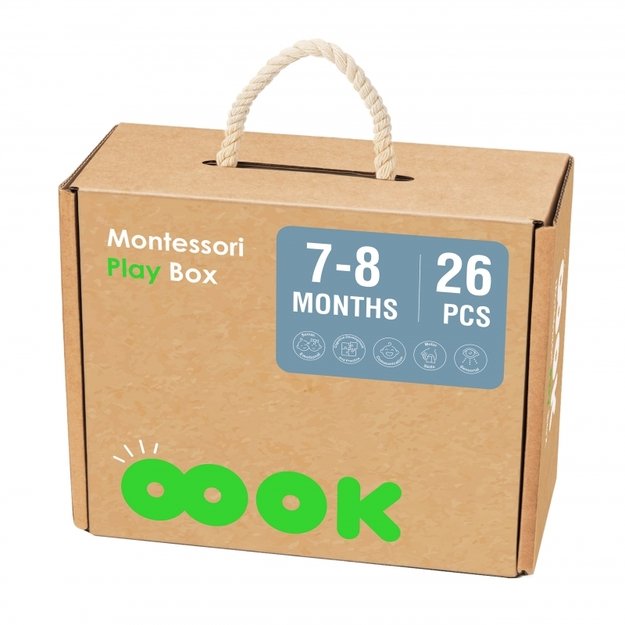 Lavinamoji Montessori dėžutė 6in1, 7-8 mėn, Tooky Toy