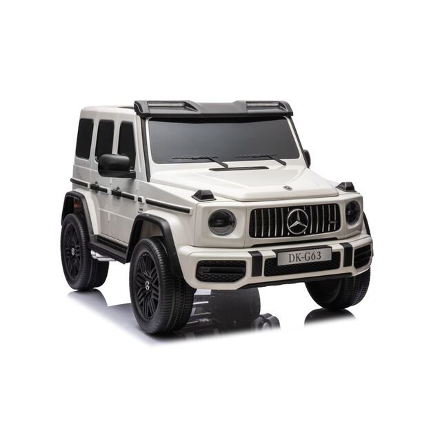 Dvivietis elektrinis džipas Mercedes G63 XXL 4x4, baltas