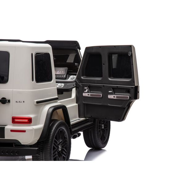 Dvivietis elektrinis džipas Mercedes G63 XXL 4x4, baltas