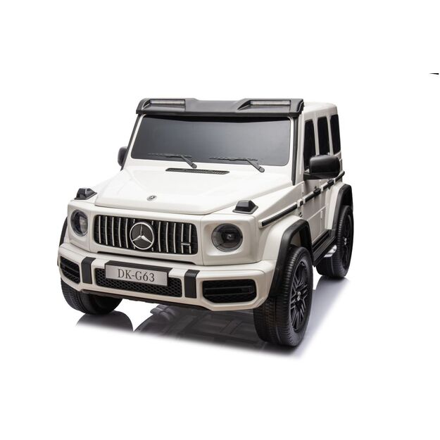 Dvivietis elektrinis džipas Mercedes G63 XXL 4x4, baltas