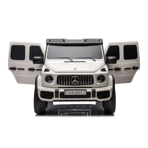 Dvivietis elektrinis džipas Mercedes G63 XXL 4x4, baltas