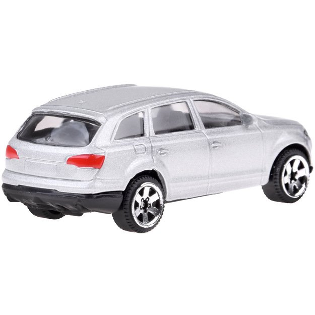 Metalinis automobilio Audi Q7 modelis, sidabrinis