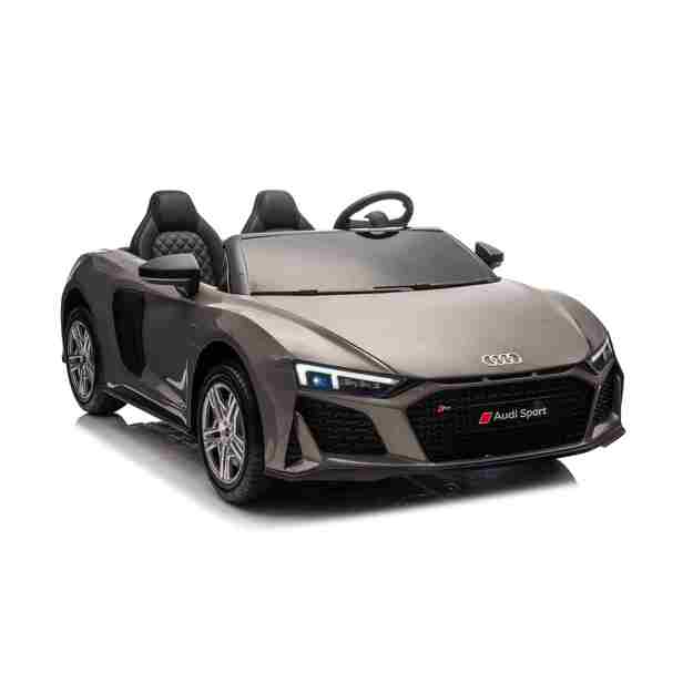 Dvivietis elektromobilis vaikams Audi Spyder R8 Lift, pilkas