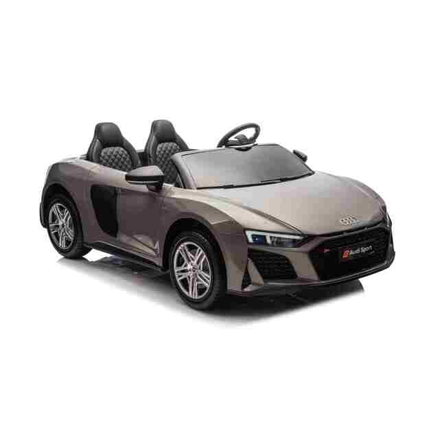 Dvivietis elektromobilis vaikams Audi Spyder R8 Lift, pilkas