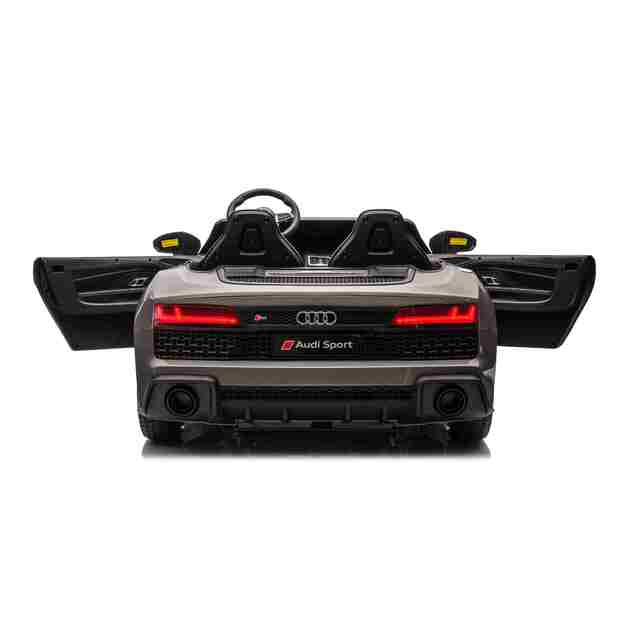 Dvivietis elektromobilis vaikams Audi Spyder R8 Lift, pilkas