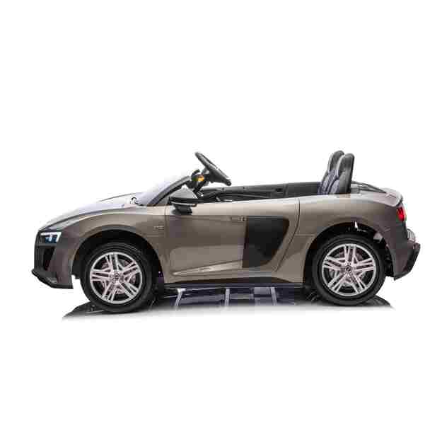 Dvivietis elektromobilis vaikams Audi Spyder R8 Lift, pilkas