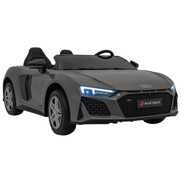 Dvivietis elektromobilis vaikams Audi Spyder R8 Lift, pilkas