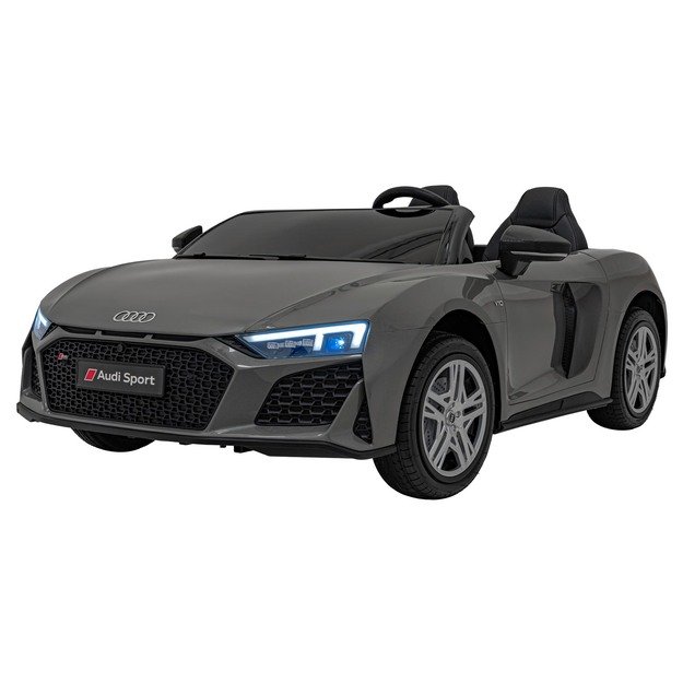 Dvivietis elektromobilis vaikams Audi Spyder R8 Lift, pilkas