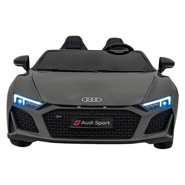 Dvivietis elektromobilis vaikams Audi Spyder R8 Lift, pilkas