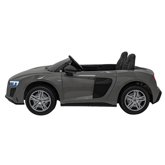 Dvivietis elektromobilis vaikams Audi Spyder R8 Lift, pilkas