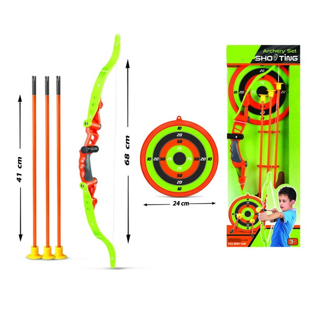 Lankininko rinkinys vaikams su strėlėmis ir taikiniu