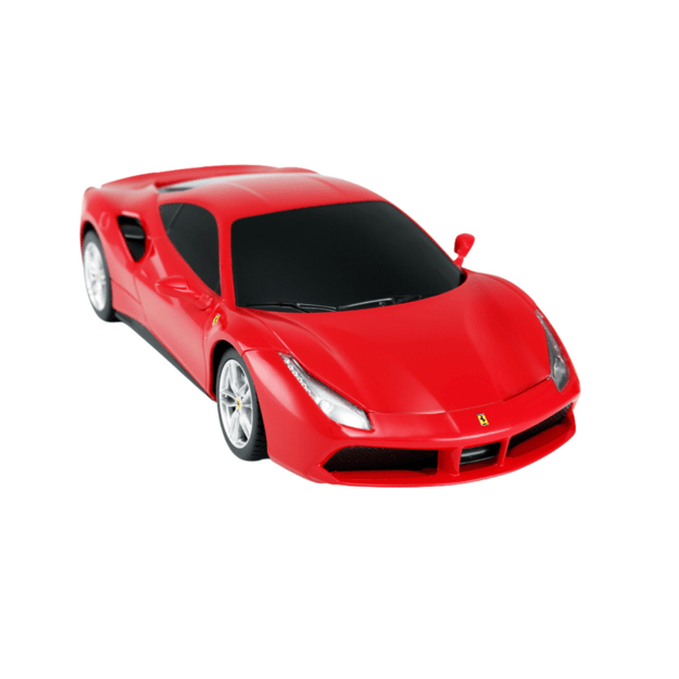 Nuotoliniu būdu valdomas  Ferrari 488 GTB automobilis 1:24 Rastar, raudonas