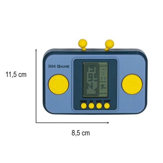 Elektroninė žaidimų konsolė, mėlyna