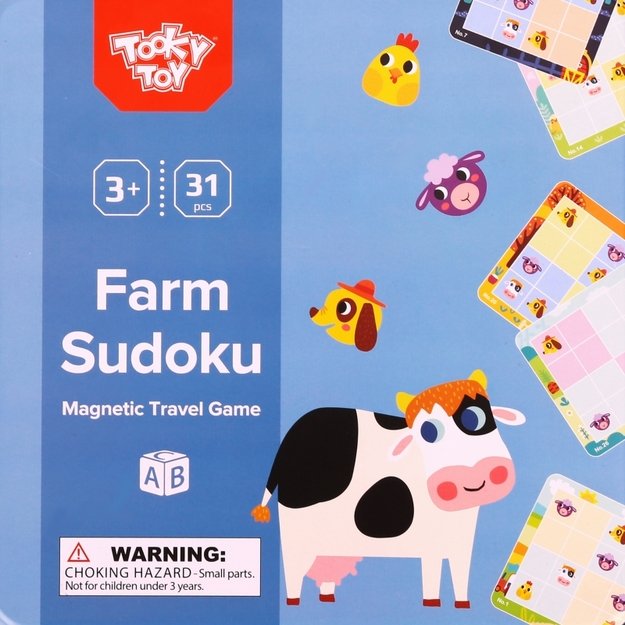 Vaikiškas žaidimas Sudoku  „Ferma“, Tooky Toy