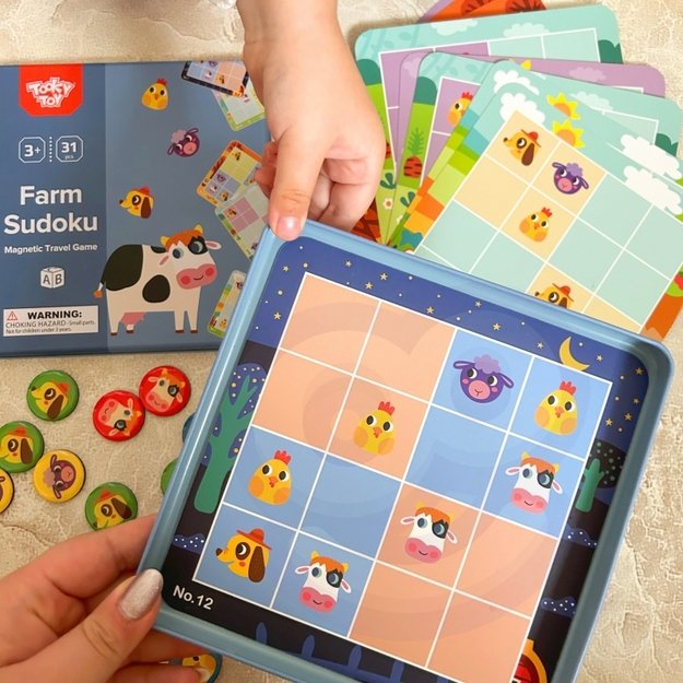 Vaikiškas žaidimas Sudoku  „Ferma“, Tooky Toy