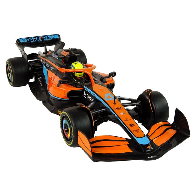  Nuotoliniu būdu valdomas automobilis McLaren F1, oranžinis