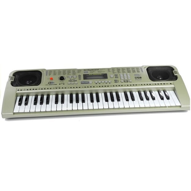 Fortepijonas MQ807 54 klavišai LCD ekranas Mikrofonas USB muzika