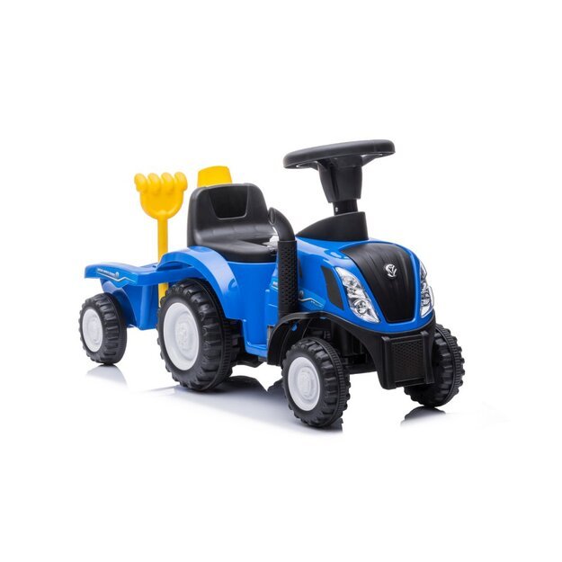 Paspiriamas traktorius vaikams New Holland su priekaba