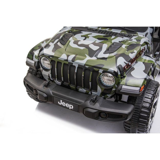 Vienvietis elektromobilis Jeep Wrangler Rubicon DK-JWR555, kamufliažinis