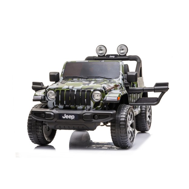 Vienvietis elektromobilis Jeep Wrangler Rubicon DK-JWR555, kamufliažinis