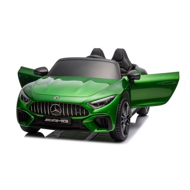 Dvivietis elektromobilis vaikams Mercedes AMG SL63, žalias