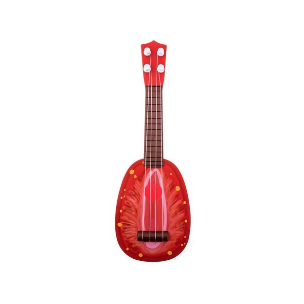 Vaikiška gitara - ukulėlė ,,Braškė''