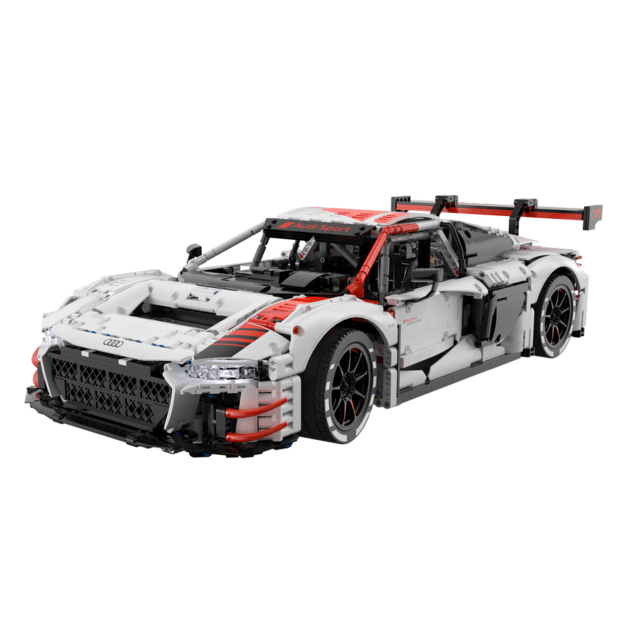 Nuotoliniu būdu valdomas Audi R8 GT3 automobilio konstruktorius Rastar 3322 el., baltas