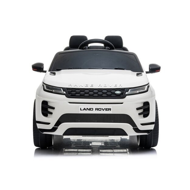 Vienvietis elektromobilis vaikams Range Rover Evoque, baltas