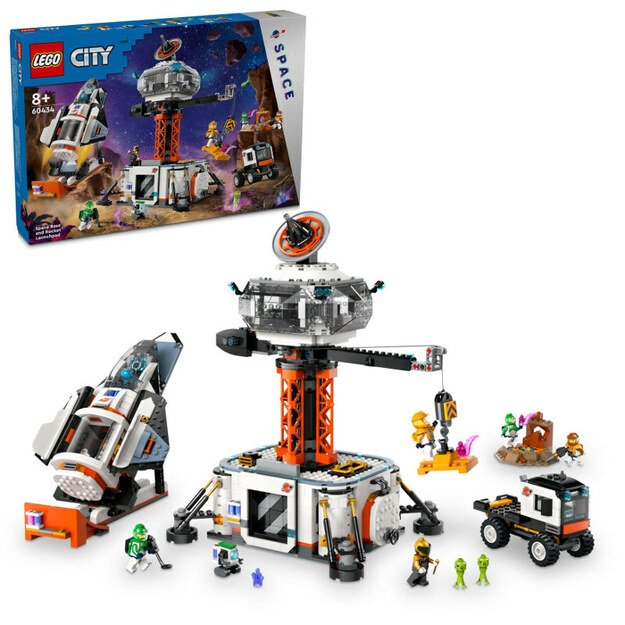 LEGO CITY kosminės stoties konstruktorius 1422 el. 60434 