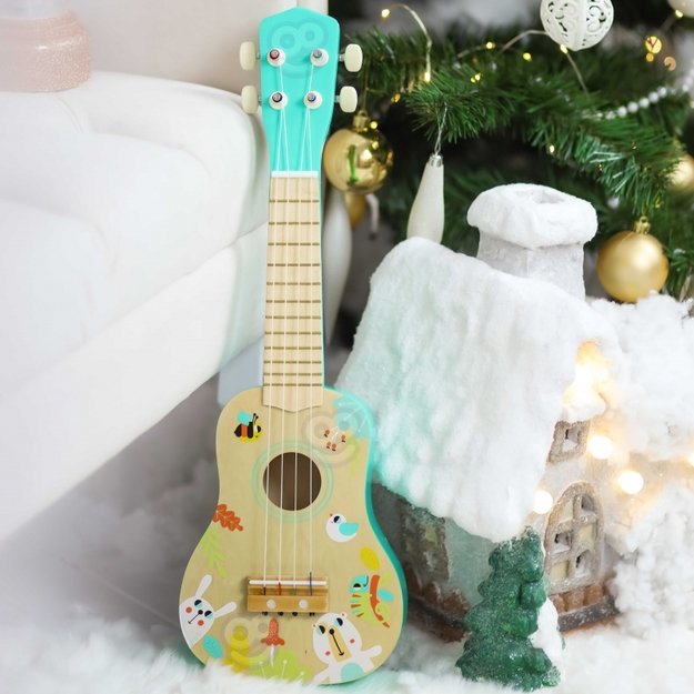 Vaikiška medinė ukulėlė - gitara, Tooky Toy