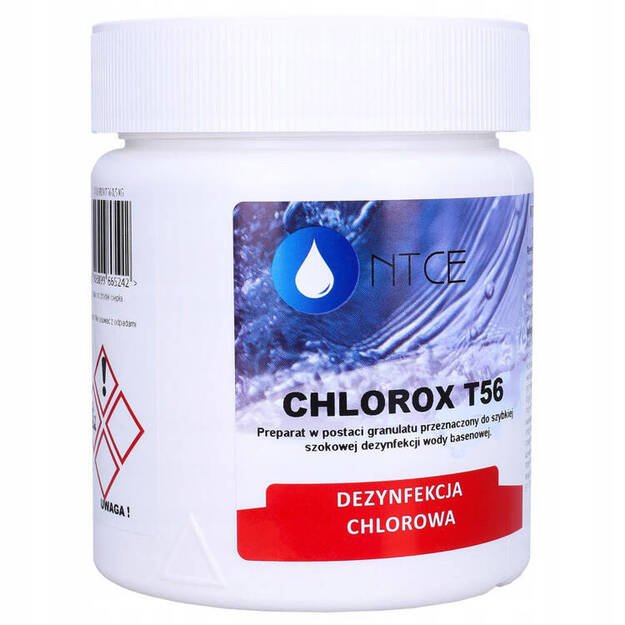 Chlorox T56 granulės baseinams 0,5 kg