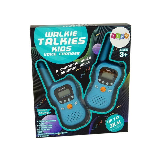 Vaikiškos radijo stotelės Walkie Talkies, mėlynos