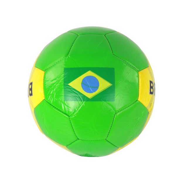 Futbolo kamuolys 24 cm, žalias, 5 dydis