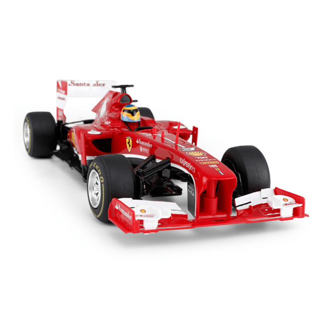 Nuotoliniu būdu valdomas Ferrari F1 automobilis, raudonas