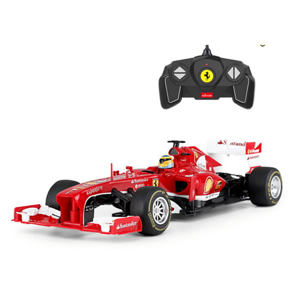 Nuotoliniu būdu valdomas Ferrari F1 automobilis, raudonas