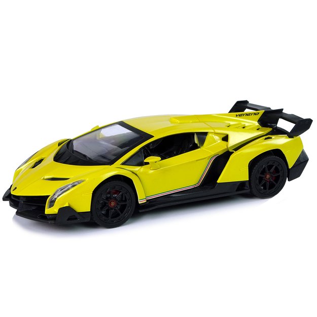 Nuotoliniu būdu valdomas Lamborghini Veneno, geltonas 