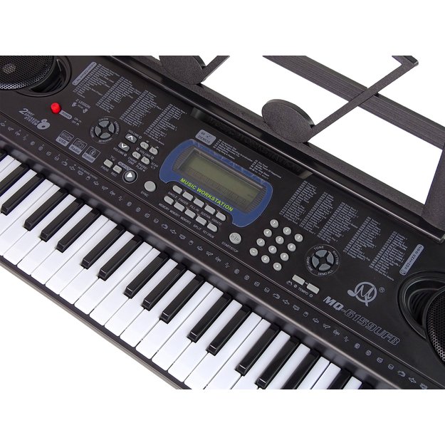 Elektrinis pianinas su mikrofonu MQ-6159 "Bluetooth" 61 klavišas