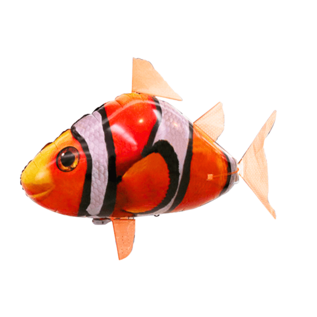 Nuotoliniu būdu valdoma skraidanti žuvis Clownfish, oranžinė