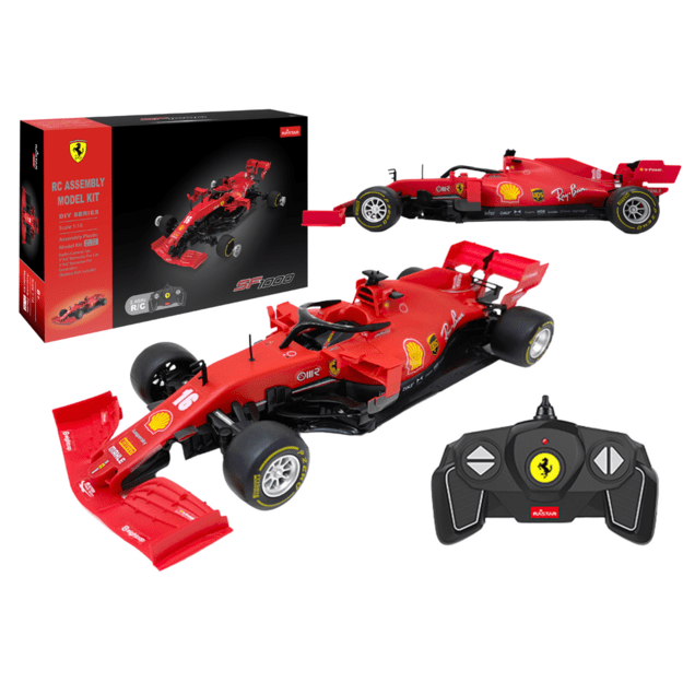 Nuotoliniu būdu valdomas Ferrari SF1000 automobilio konstruktorius Rastar, raudonas