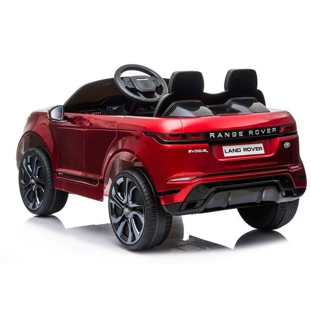 Vienvietis elektromobilis vaikams Range Rover Evoque, raudonas lakuotas