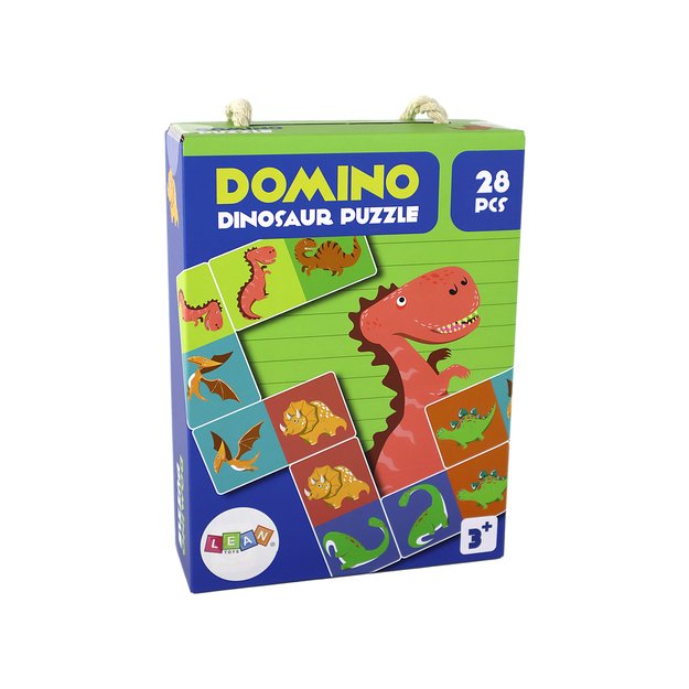 Loginis žaidimas Domino 28 el, dinozaurai