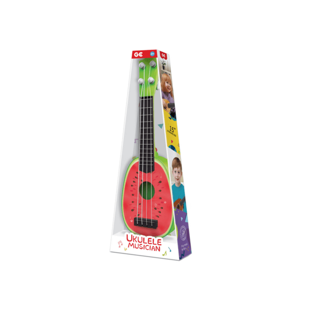 Mini ukulele vaikams 4 stygos, žalia