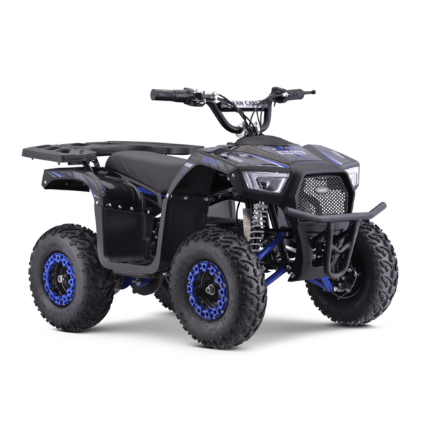 Vienvietis elektrinis keturratis OUTLANDER ATV- 13EA, mėlynas