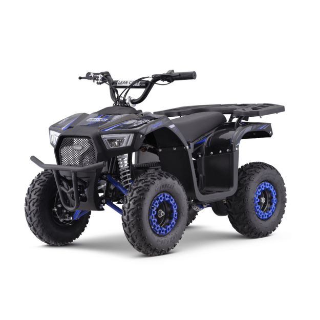 Vienvietis elektrinis keturratis OUTLANDER ATV- 13EA, mėlynas