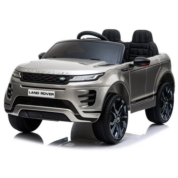 Vienvietis elektromobilis vaikams Range Rover Evoque, sidabrinis lakuotas