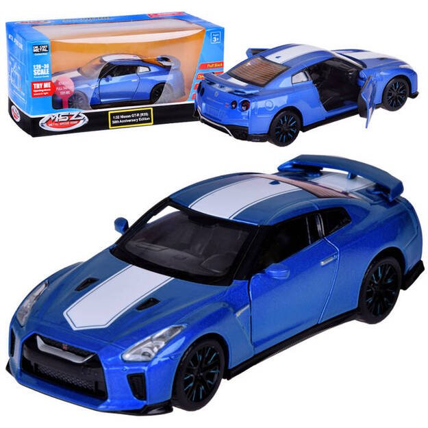 Metalinis modeliukas Nissan GT-R R35, 1:32	