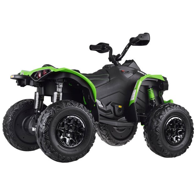 Vienvietis elektrinis keturratis QUAD Can-am, žalias